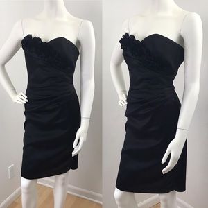 WHBM Ruffle Sweetheart Strapless Cocktail Dress 2